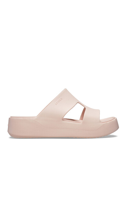 Kadın Getaway Platform H-Strap Terlik 209409_6UR Pudra - Thumbnail