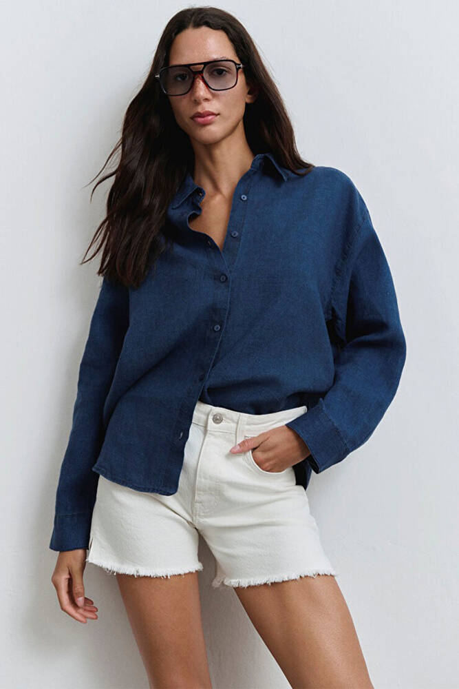Kadın Heıdı 90'S Denim Şort 1410057-90426 Beyaz 