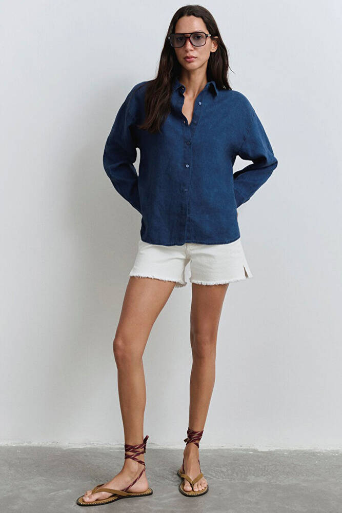 Kadın Heıdı 90'S Denim Şort 1410057-90426 Beyaz 