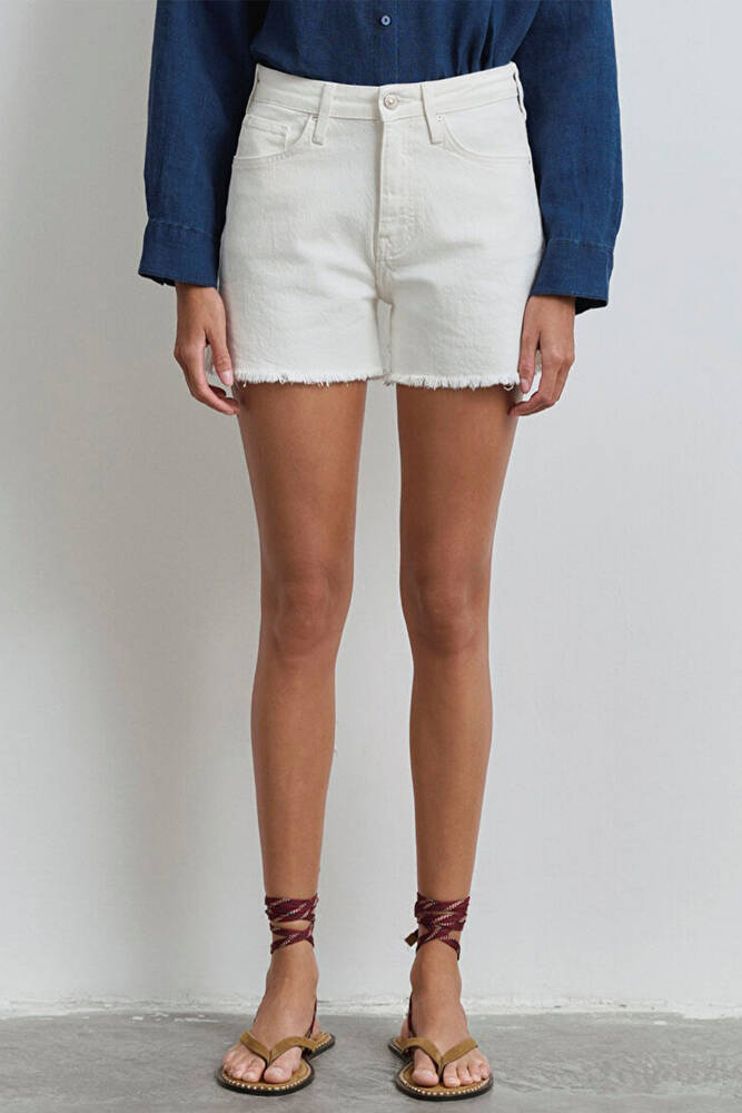 Kadın Heıdı 90'S Denim Şort 1410057-90426 Beyaz 