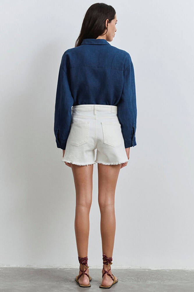 Kadın Heıdı 90'S Denim Şort 1410057-90426 Beyaz 