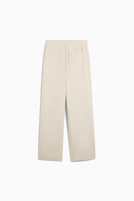 Kadın High-Waist Straight Pantolon 685061-87 Ekru - Thumbnail