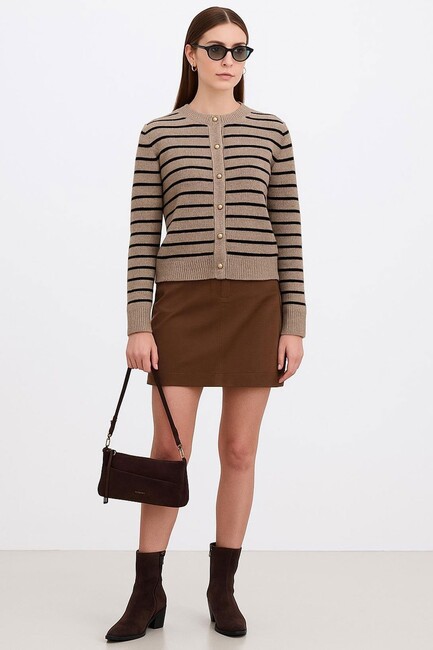 Kadın Hırka 25K0288K1 Bej (2)