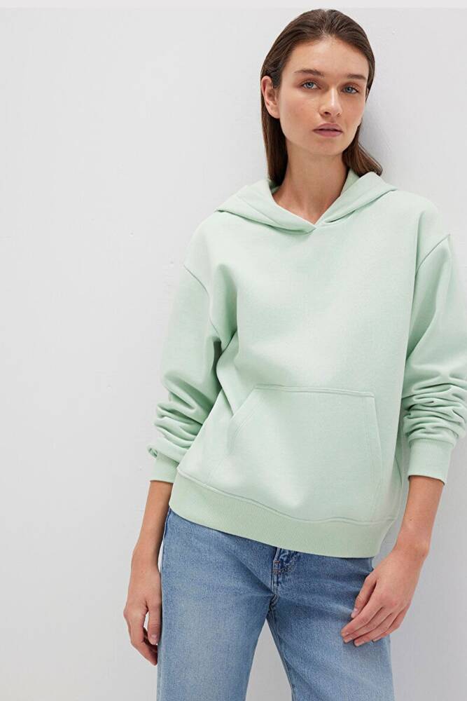 Kadın Kapüşonlu Sweat 167299-71449 Yeşil 