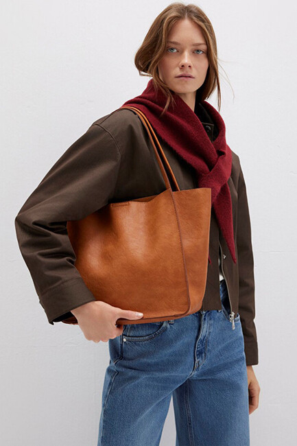 Kadın Kol Çantası 1911654-34614 Kahve (1)