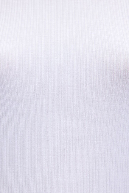 Kadın Kolsuz Tişört 1612354-620 Beyaz - Thumbnail