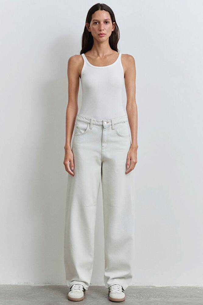 Kadın Lısa Jean Pantolon 1010938-89237 Beyaz 