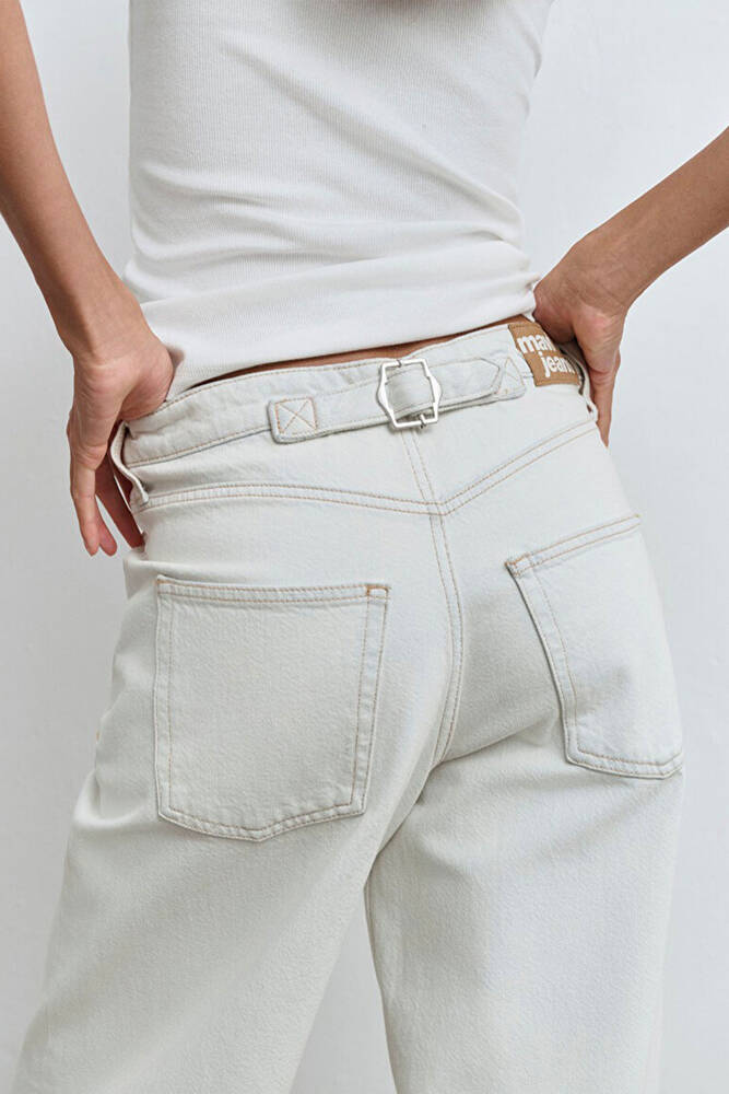 Kadın Lısa Jean Pantolon 1010938-89237 Beyaz 