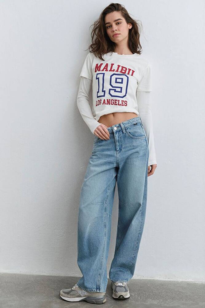 Kadın Lısa Jean Pantolon 1010938-89253 Mavi 