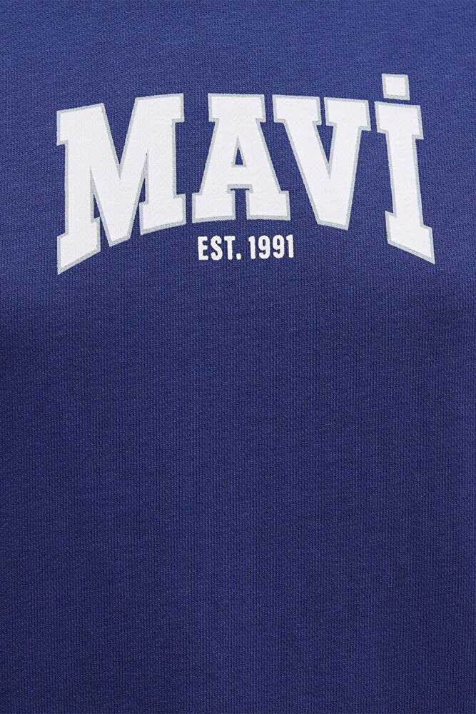 Kadın Logo Baskılı Sweat 1S10372-70498 Lacivert 