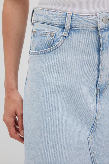 Kadın Loren Denim Etek 1310532-89682 Mavi - Thumbnail