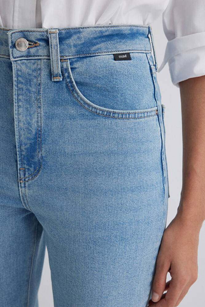 Kadın Los Angeles Premium Jean Pantolon 1010349-90442 Mavi 