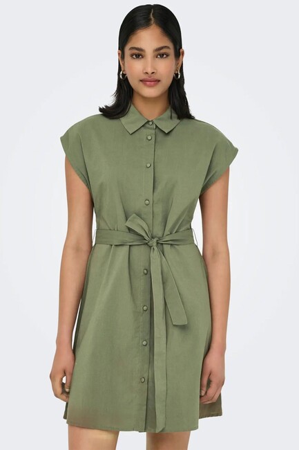 Kadın Lou Lıfe S/S Elbise 15348203 Haki 