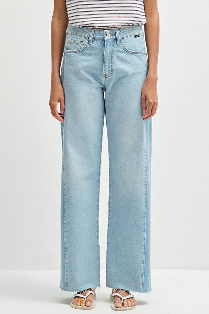 Kadın Malibu Blocking Jean Pantolon 1010152-88986 Mavi 