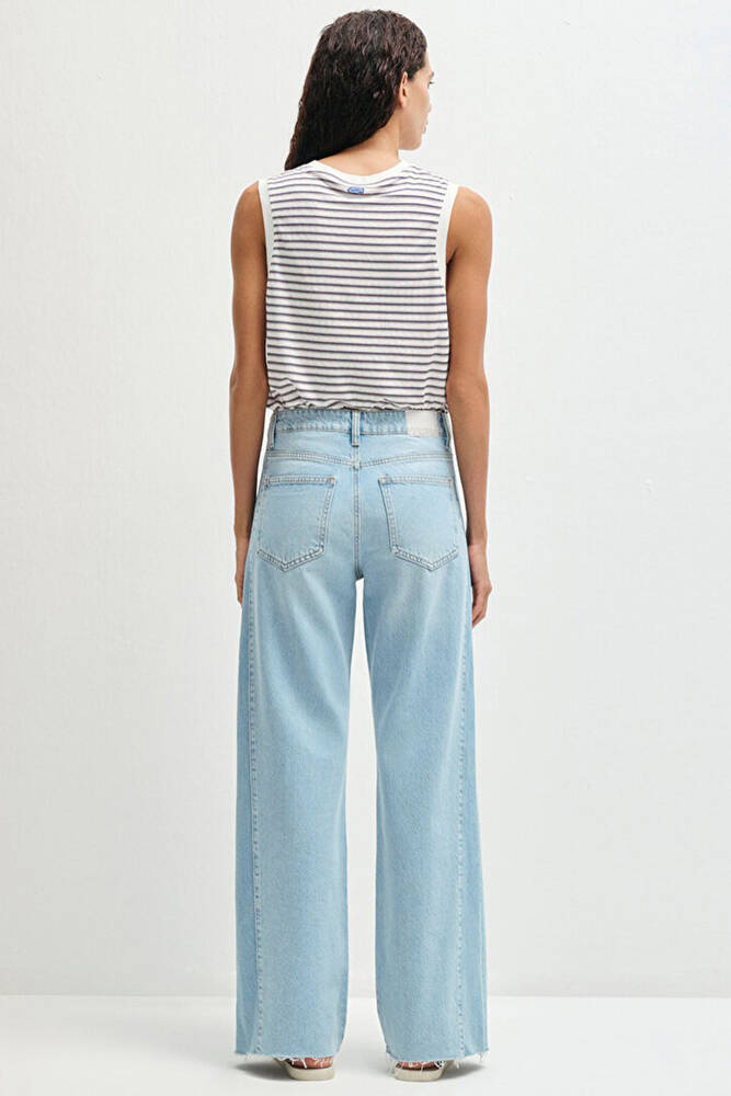 Kadın Malibu Blocking Jean Pantolon 1010152-88986 Mavi 