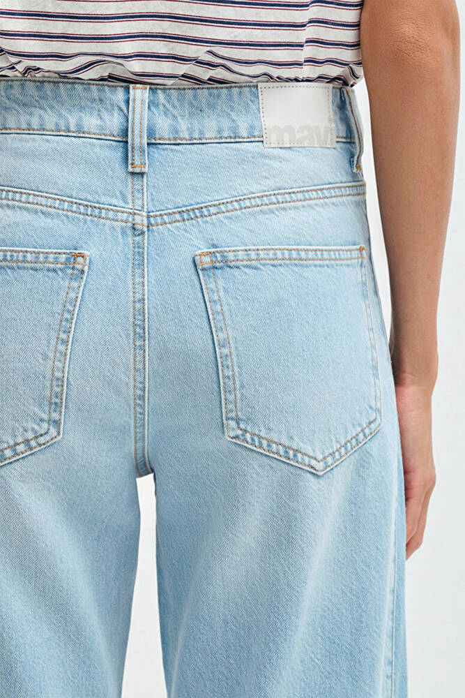 Kadın Malibu Blocking Jean Pantolon 1010152-88986 Mavi 