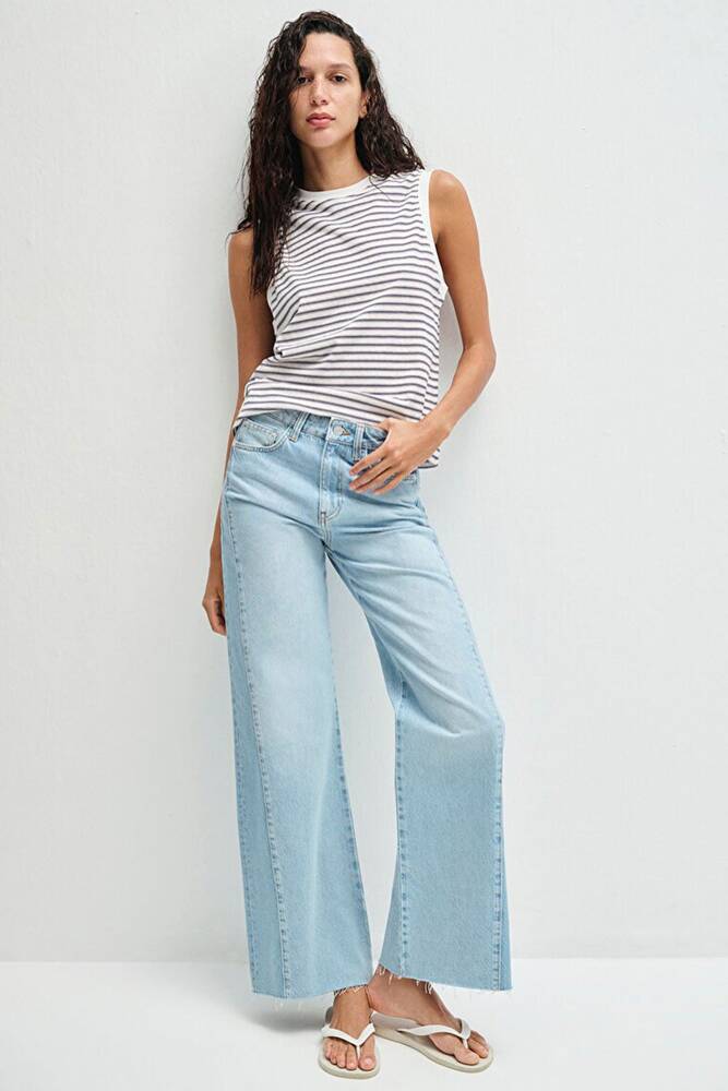 Kadın Malibu Jean Pantolon 1010152-90086 Mavi 