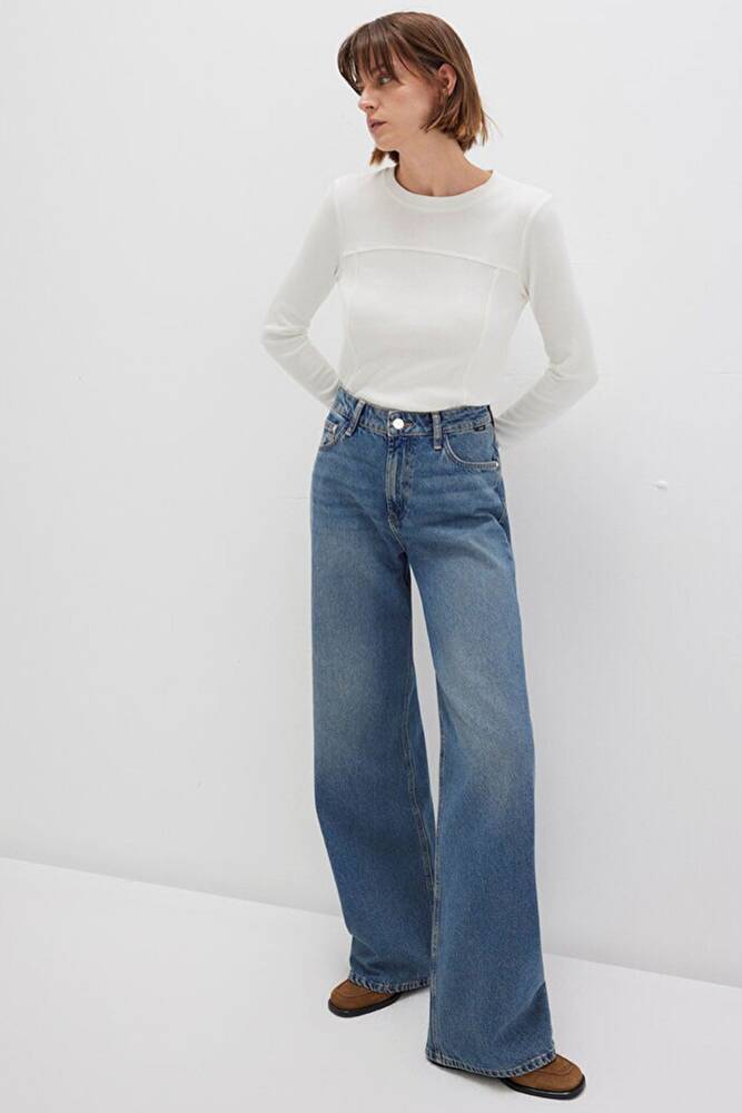 Kadın Malibu LT Icon Jean Pantolon 1010152-90515 Mavi 