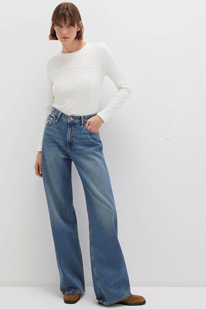 Kadın Malibu LT Icon Jean Pantolon 1010152-90515 Mavi 