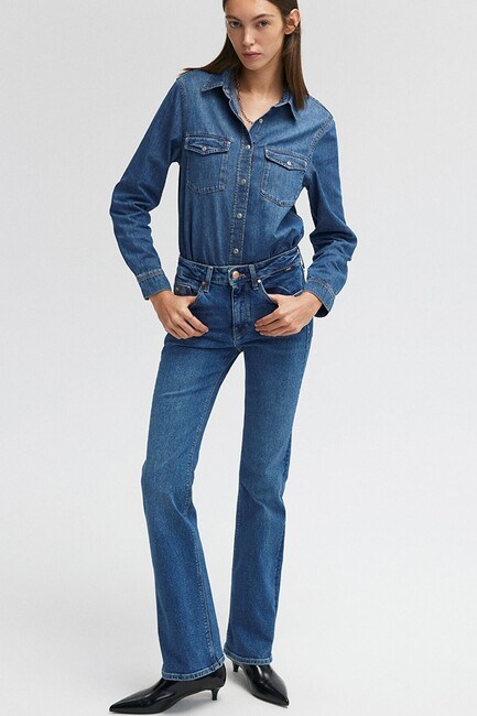 Mavi - Kadın Maria Mavi Premium Jean Pantolon 101225-86467 Mavi 