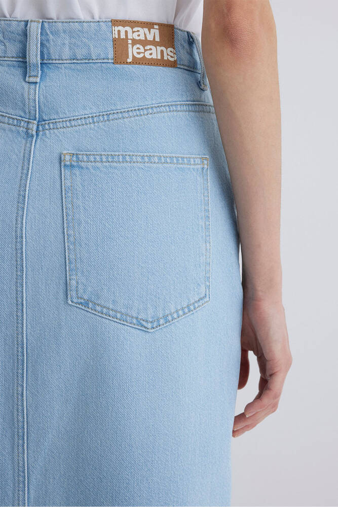 Kadın Marın Denim Etek 1310371-89683 Mavi 