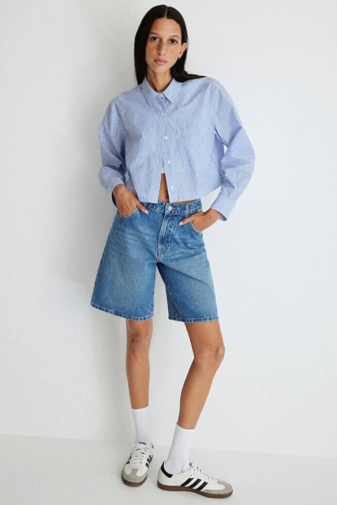 Kadın Melina Real Blue Jean Şort 1410144-87086 Mavi 