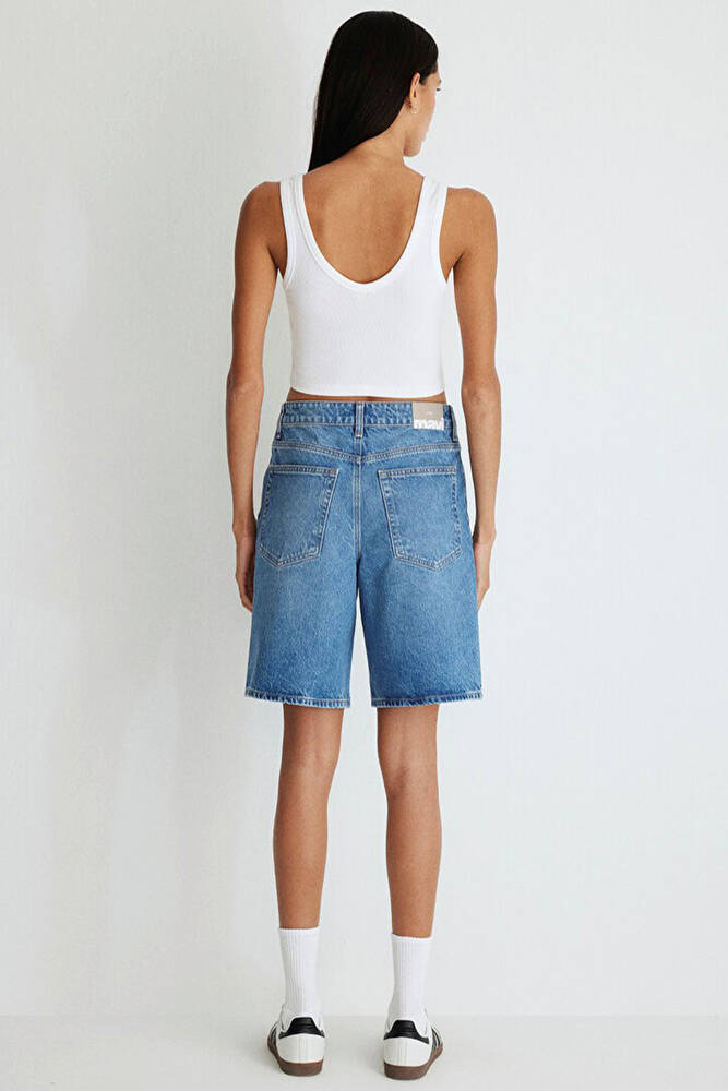 Kadın Melina Real Blue Jean Şort 1410144-87086 Mavi 