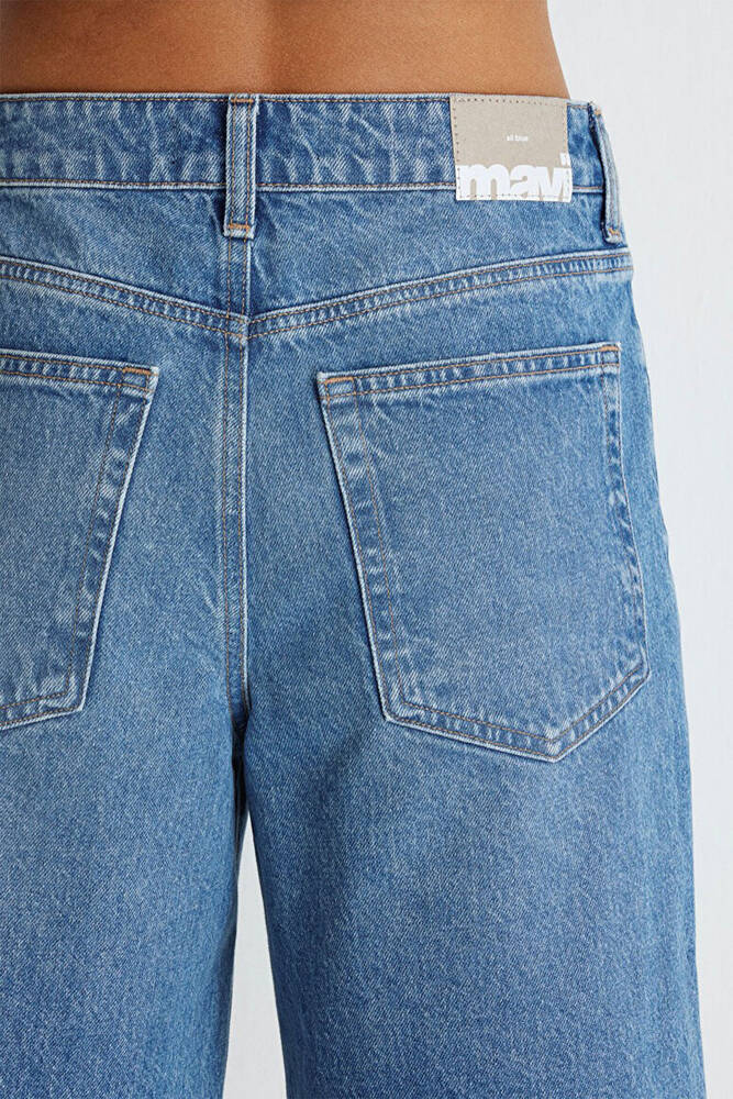Kadın Melina Real Blue Jean Şort 1410144-87086 Mavi 