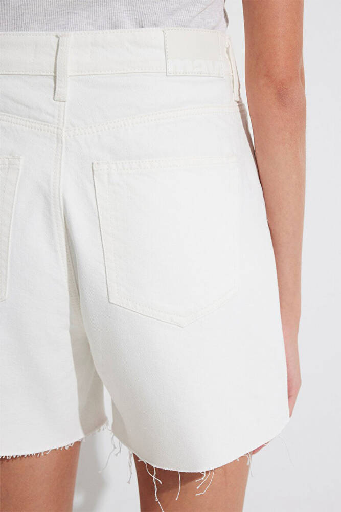 Kadın Millie 90's Denim Şort 1458989753 Beyaz 