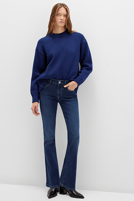 Kadın Molly Gold Jean Pantolon 1013684068 Mavi - Thumbnail