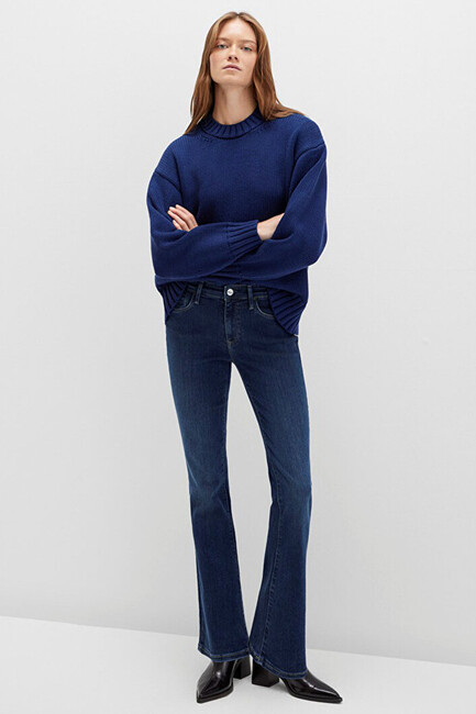 Kadın Molly Gold Jean Pantolon 1013684068 Mavi - Thumbnail