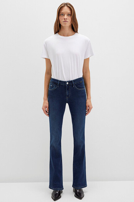 Kadın Molly Gold Jean Pantolon 1013684068 Mavi - Thumbnail