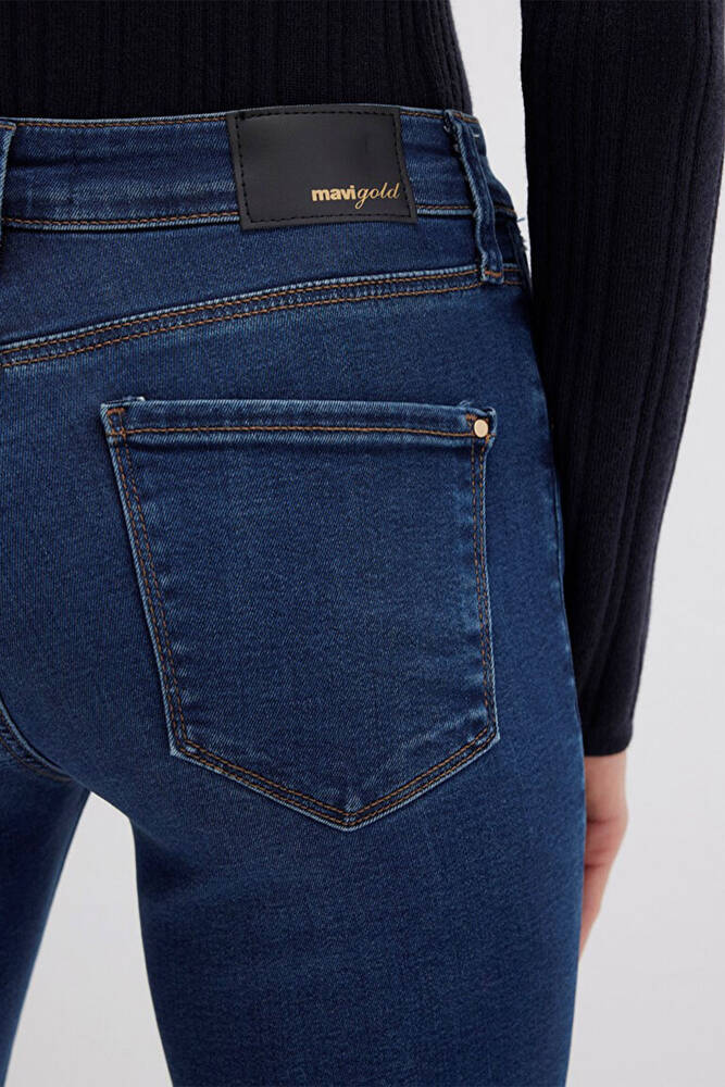 Kadın Mona Brushed Gold Jean Pantolon 1049787784 Lacivert 