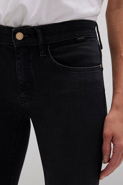 Kadın Mona Gold Premium Jean Pantolon 1049790521 Gri - Thumbnail