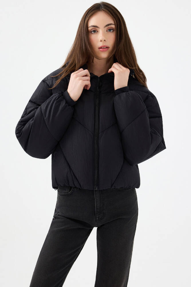 Kadın Mont LF2040949 Siyah 