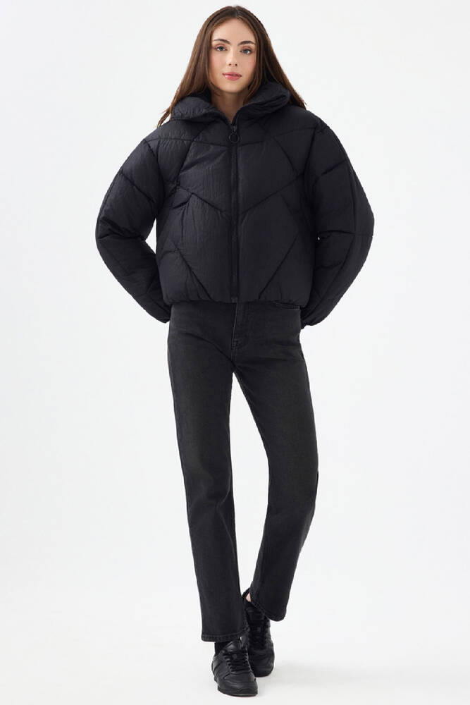 Kadın Mont LF2040949 Siyah 