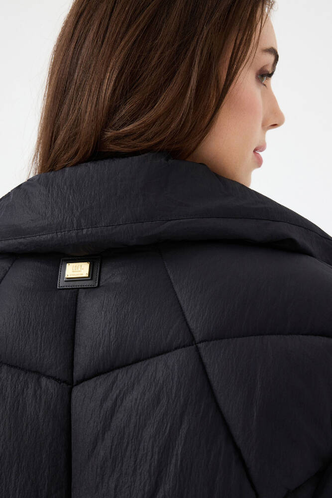 Kadın Mont LF2040949 Siyah 