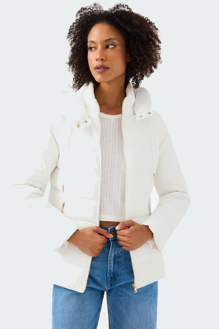 Kadın Mont LF2041093 Beyaz (1)