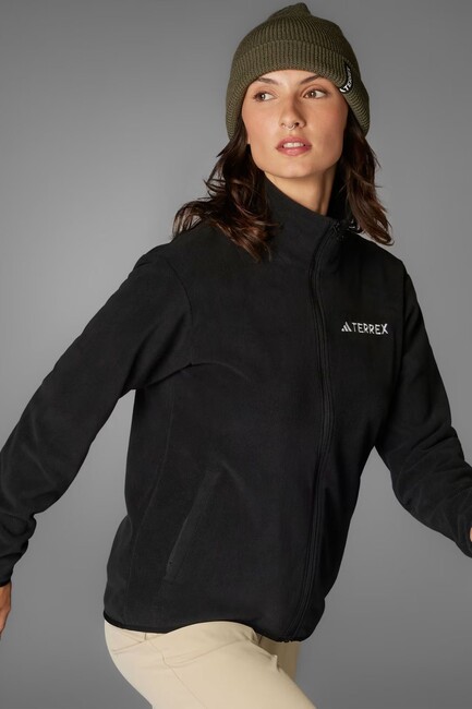 Kadın Mt Ess Fermuarlı Ceket JP0800 Siyah (1)