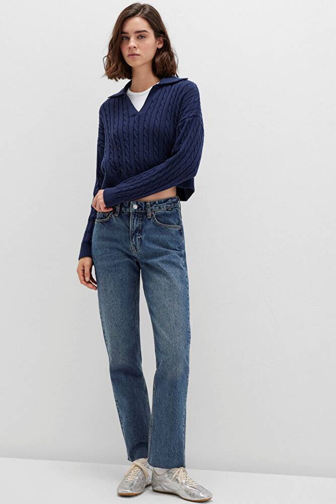 Kadın New York Jean Pantolon 101441-88581 Mavi  Kadın New York Jean Pantolon 101441-88581 Mavi