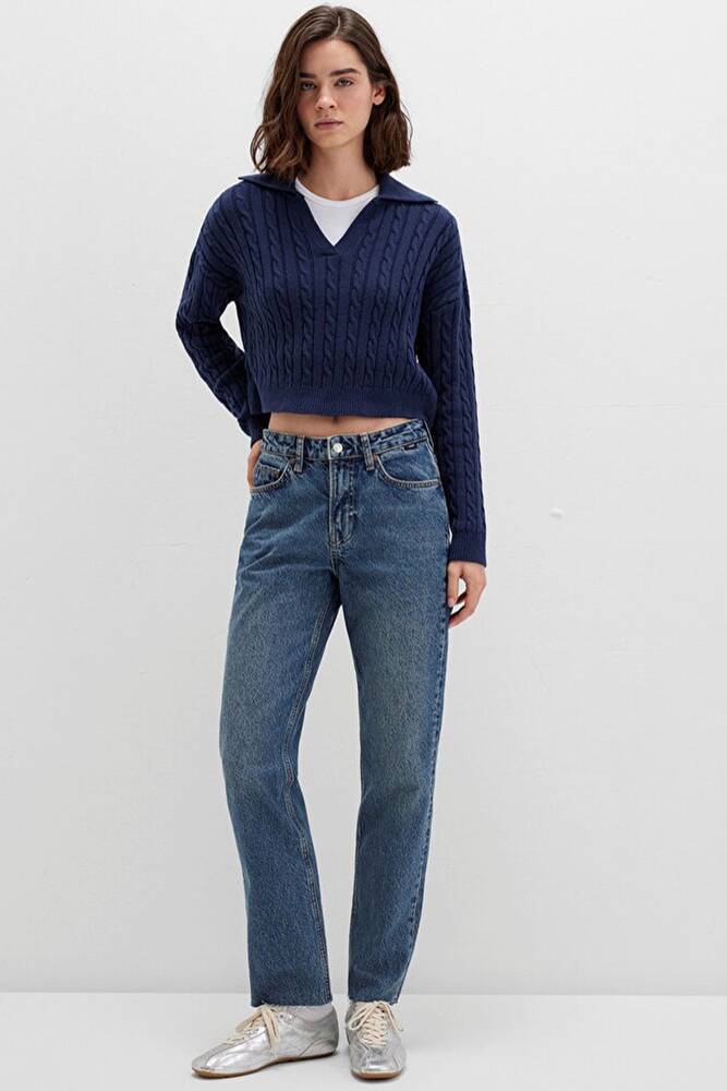 Kadın New York Jean Pantolon 101441-88581 Mavi  Kadın New York Jean Pantolon 101441-88581 Mavi