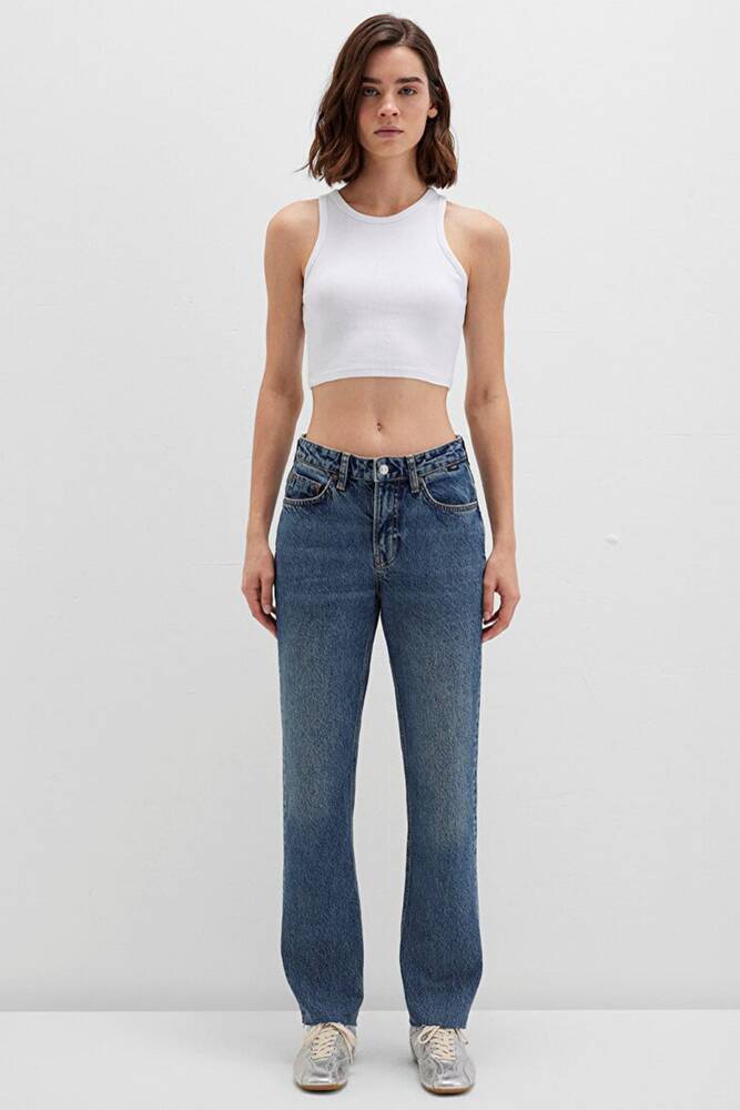 Kadın New York Jean Pantolon 101441-88581 Mavi  Kadın New York Jean Pantolon 101441-88581 Mavi