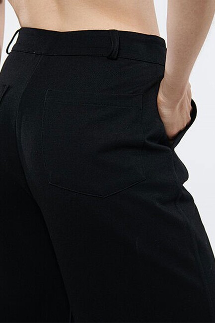 Kadın Örme Pantolon 1010417-900 Siyah - Thumbnail