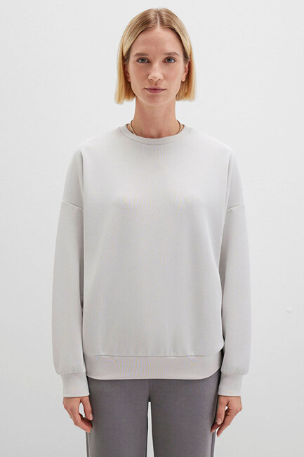 Kadın Oversize Sweat 168837-70074 Gri - Thumbnail