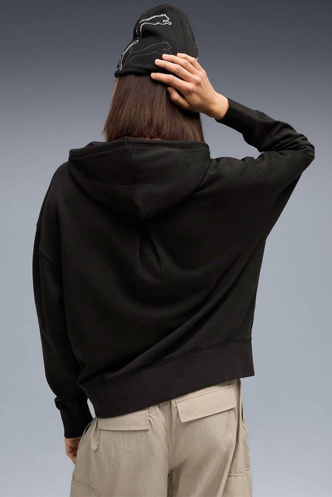 Kadın Oversized Sweat 690736-01 Siyah 