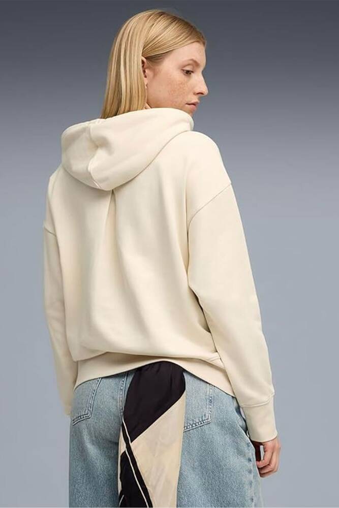 Kadın Oversized Sweat 690736-87 Ekru 