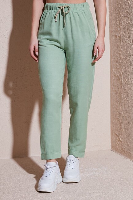 Fashion Friends - Kadın Pantolon 24Y0250K1 Yeşil (1)