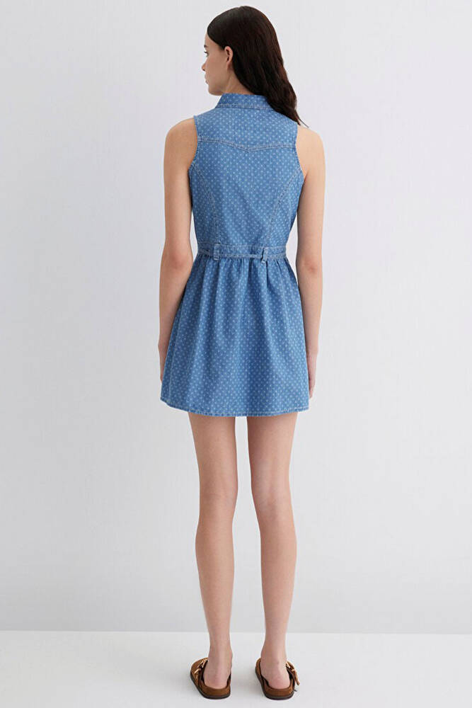 Kadın Raven Denim Elbise 1310660-89760 Mavi 