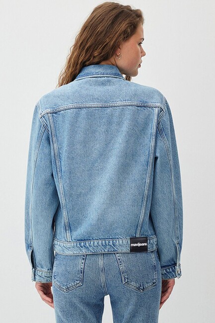 Kadın Ruby Icon Denim Ceket 1110505-90542 Mavi - Thumbnail