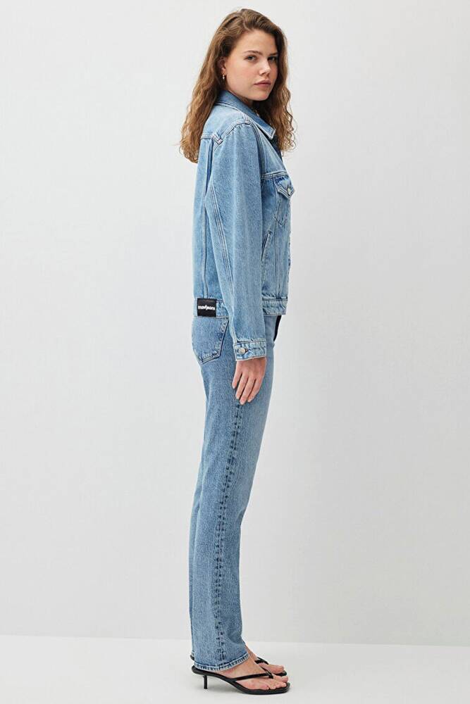 Kadın Ruby Icon Denim Ceket 1110505-90542 Mavi 